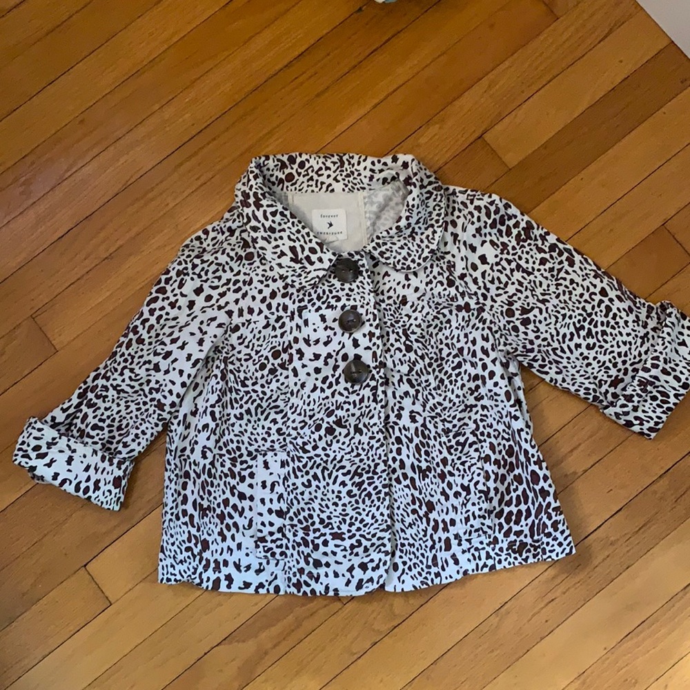 Leopard Print Jacket